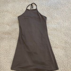 Girlfriend collective grey skort dress